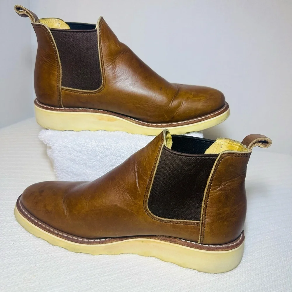 Red wing Shoes Classic Chelcea Brown Leather Men's boots